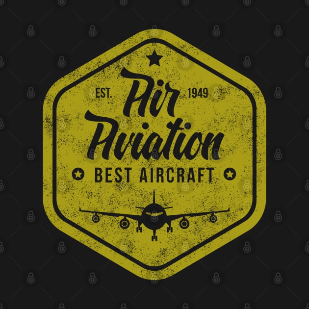 Vintage Pilot and Aviator Tee by jplanet