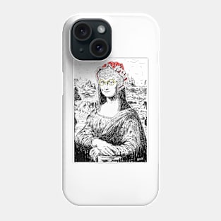 Mona Lisa Mrs Claus Phone Case