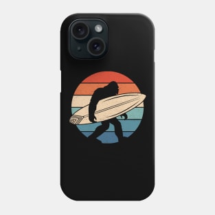 Surfing Bigfoot Sunset Phone Case