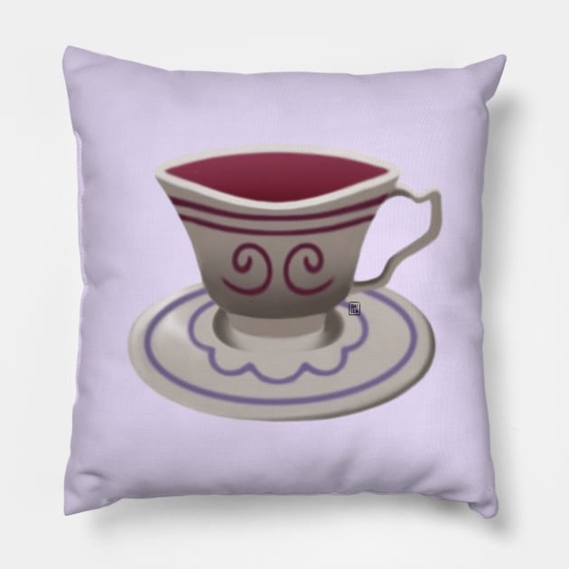 Wonderland Cup Pillow by Smilla