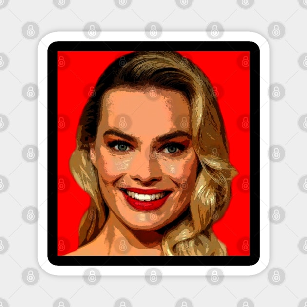 margot robbie Magnet by oryan80