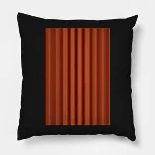 Halloween Orange Lines Pillow