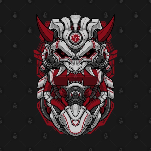 Oni Mecha - Scroll by WahyudiArtwork