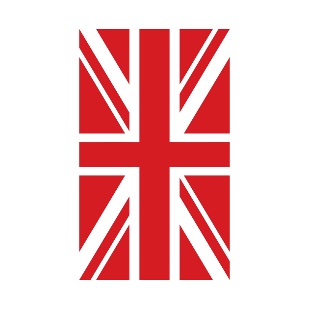 Red & White Union Jack Flag by Culture-Factory