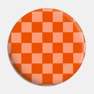 Check pattern chessboard orange yellow design Pin