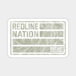 Redline Nation - Staff Car U.S. Army (Worn - Army Green) Magnet