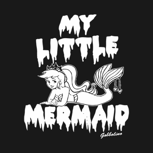 My Little Mermaid Unicorn Grunge Indie Gothic Goth Pastel Kawaii Unicorn T Shirts T-Shirt