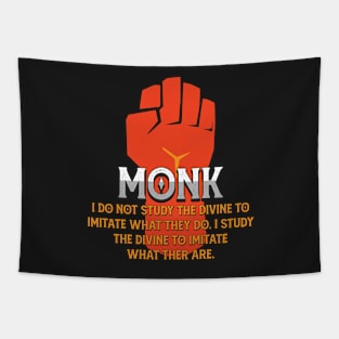 Monk Tabletop Class Pen and Paper DnD Gift Tapestry