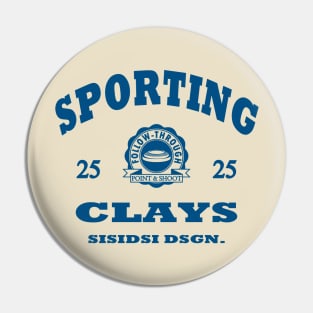 sporting clays Pin