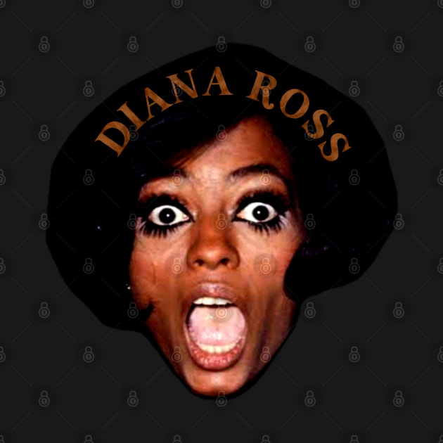 Retro diana ross head by Wiseeyes_studios