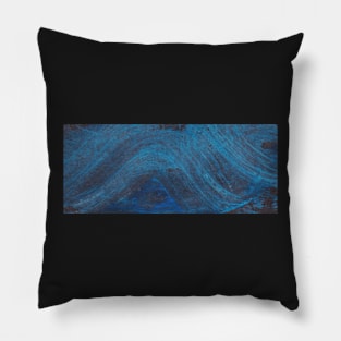 Blue wave Pillow