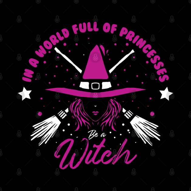 in a world full princess be a witch purple by A Comic Wizard