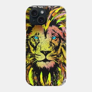 Beautiful Lion Head Yellow Phone Case