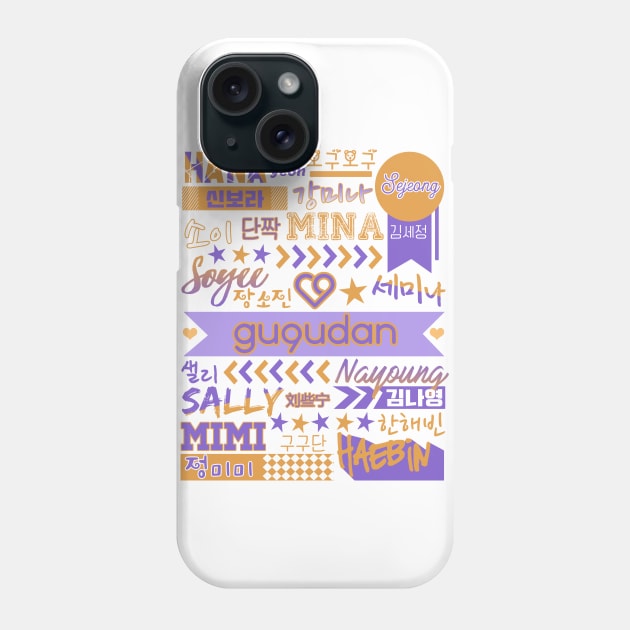 Gugudan Collage Phone Case by lovelyday