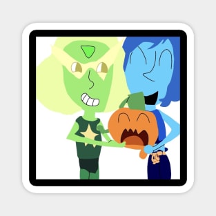 Peridot, Lapis, and Pumpkin. Magnet