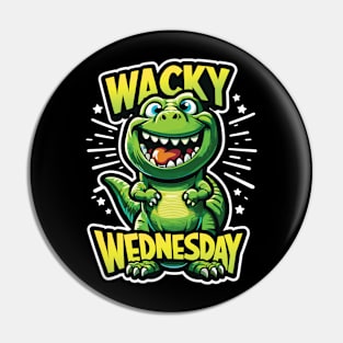 Wacky Wednesday Funny Crazy Silly Graphic Pin