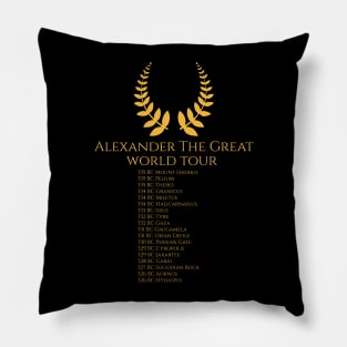 Alexander The Great World Tour Pillow