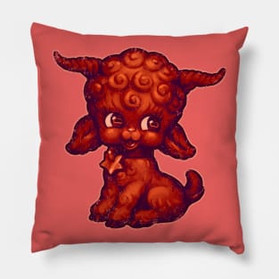 Baby Baphomet in Red Pillow