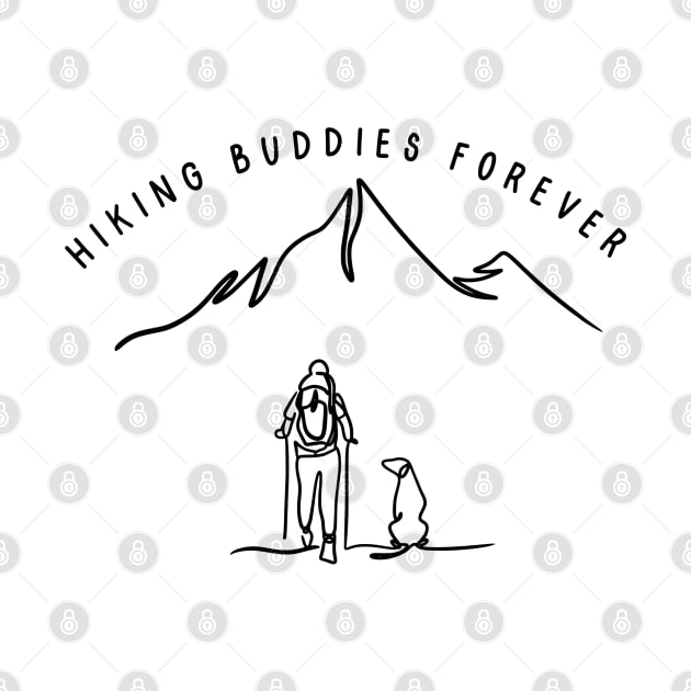 Hiking Buddies Forever, Hiking with Dog by Project Charlie