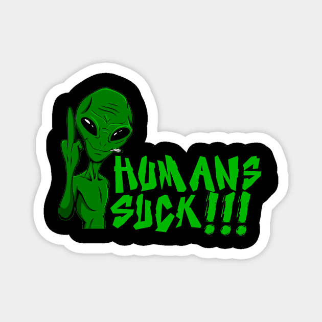 Alien Humans Suck Magnet by DarkArtsStudios