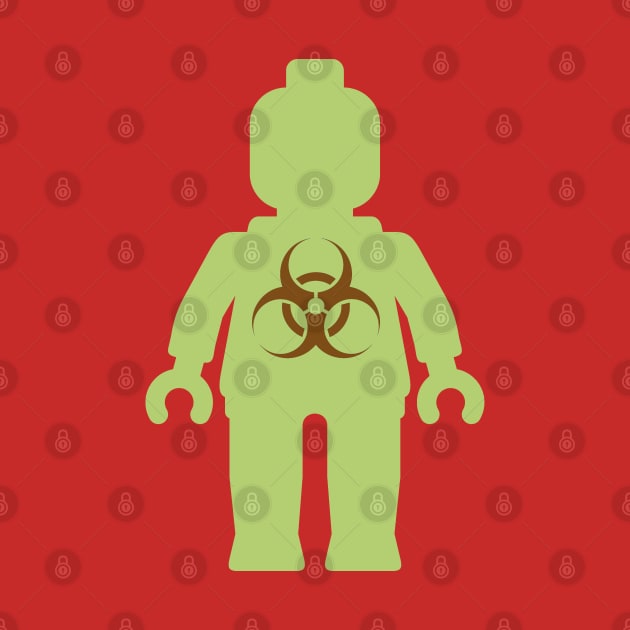 Minifig with Radioactive Symbol by ChilleeW