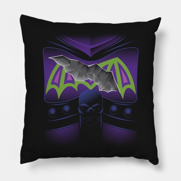 Vengeful Villain Pillow by Gridcurrent