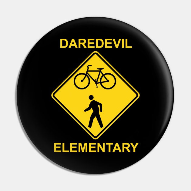 Daredevil Elementary Pin by Ottie and Abbotts