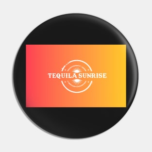 Tequila Sunrise tapestry Pin