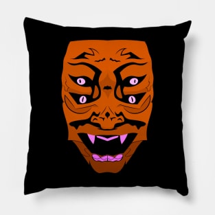 Demon Mask V Pillow