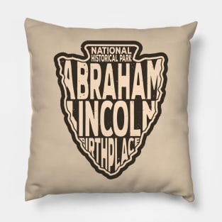 Abraham Lincoln Birthplace National Historical Park name arrowhead Pillow