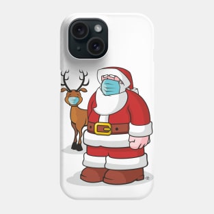 Santa and Rudolf 2020 Phone Case