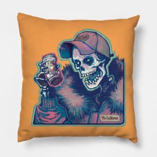 Skeleton Cheers Wind Pillow