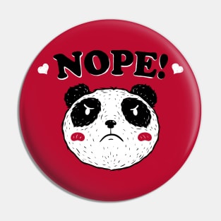 Nope Panda Pin