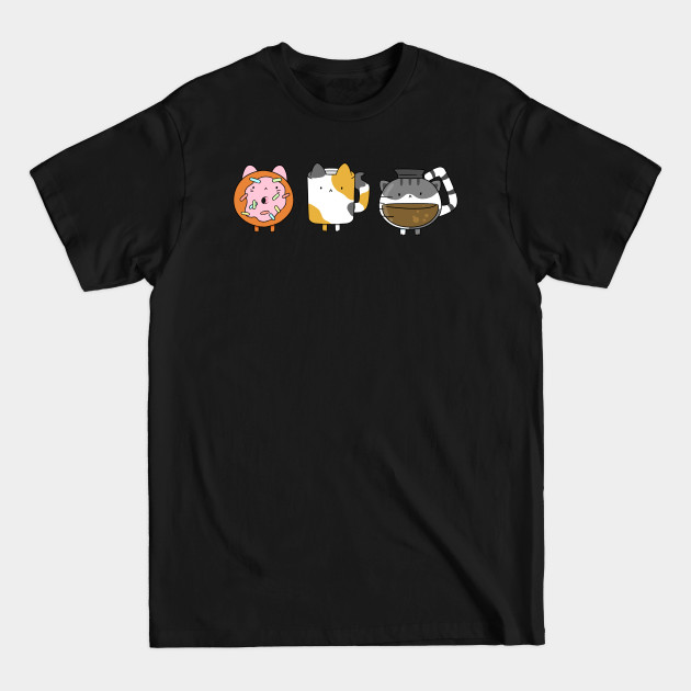 Discover Breakfast cats - Cute - T-Shirt