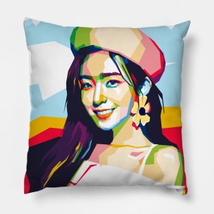 irene red velvet Pillow