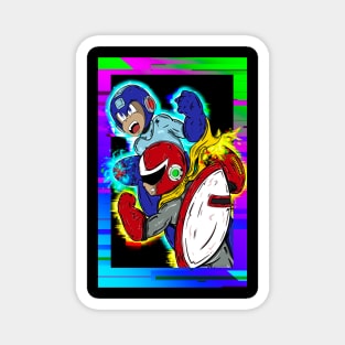 Rockman and Protoman Magnet