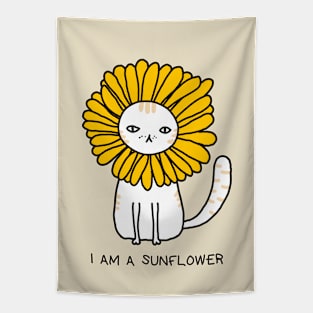 I Am A Sunflower Tapestry