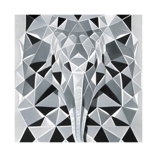 Geometric Elephants 4 T-Shirt