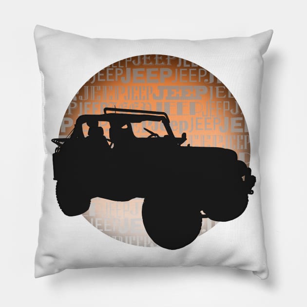 Jeep Pillow by VersatileCreations2019