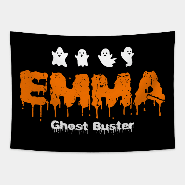 Emma Ghost Buster tee design birthday gift graphic Tapestry by TeeSeller07