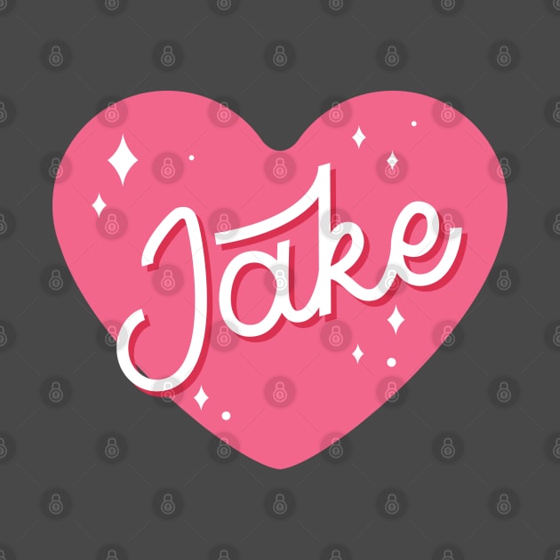 Enhypen Jake name heart text engene | Morcaworks by Oricca