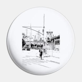 Brooklyn New York Tee Pin