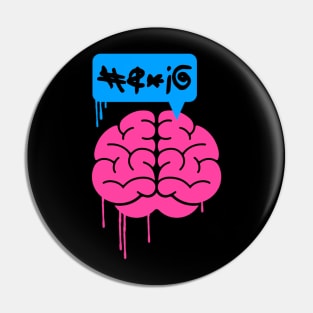 Brain Bubble Pin