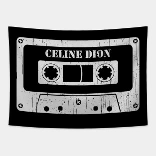 Celine Dion - Vintage Cassette White Tapestry