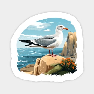 Cute Seagull Magnet