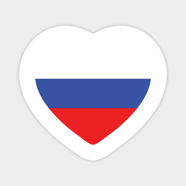 I Love Russia! Magnet by ShirtAtlas