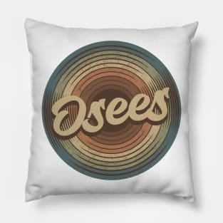 Osees Vintage Vinyl Pillow