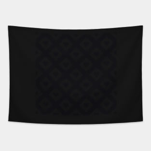 Black and White Heart Grid Modern Pattern Tapestry