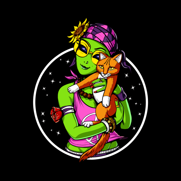 Alien Cat Lover by underheaven