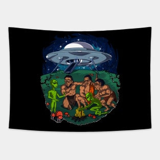 Aliens Conspiracy Theory Tapestry